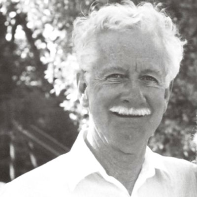 Black and white photo of Richard Gibbons