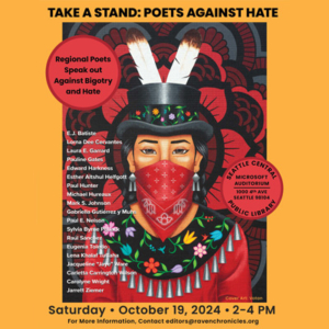 Flier for Take a Stand: Poets Against Hate